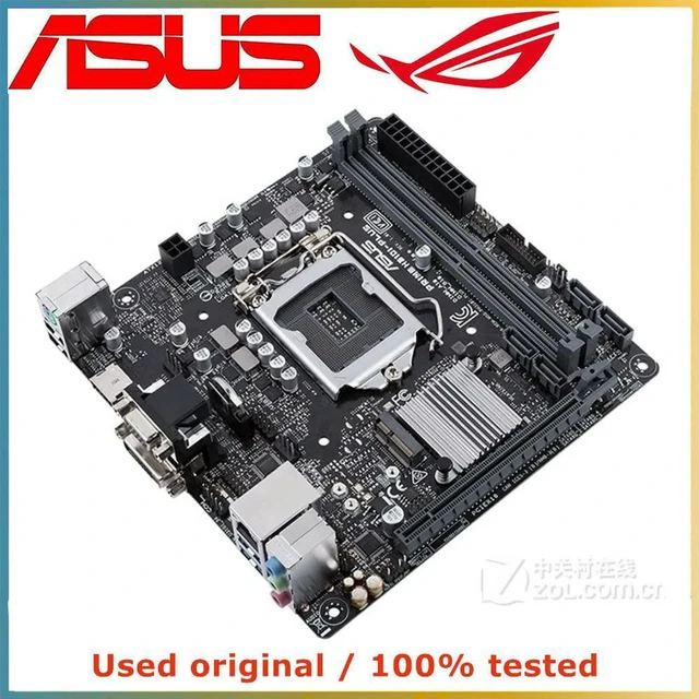 Alt view image 3 of 4 - ASUS PRIME H310I-PLUS Mini ITX Motherboard, Intel H310 Chipset LGA1151 DDR4 Max 32GB Mainboard, PCI-E 3.0 x16, 100% Tested Fully Work