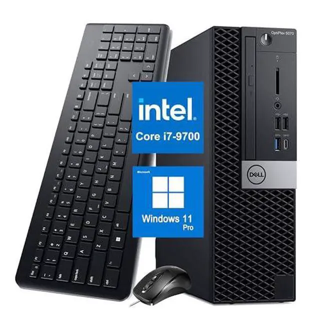 Alt view image 4 of 7 - Dell Optiplex 5070 SFF i7-9700 3.0GHZ 16GB 512GB SSD Windows 11 Pro