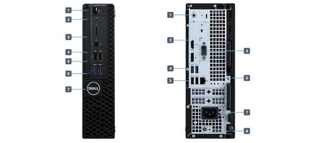 Alt view image 2 of 2 - Dell Optiplex 3070 Micro i5-9500T 2.2GHZ 8GB 256GB SSD Windows 11 Pro