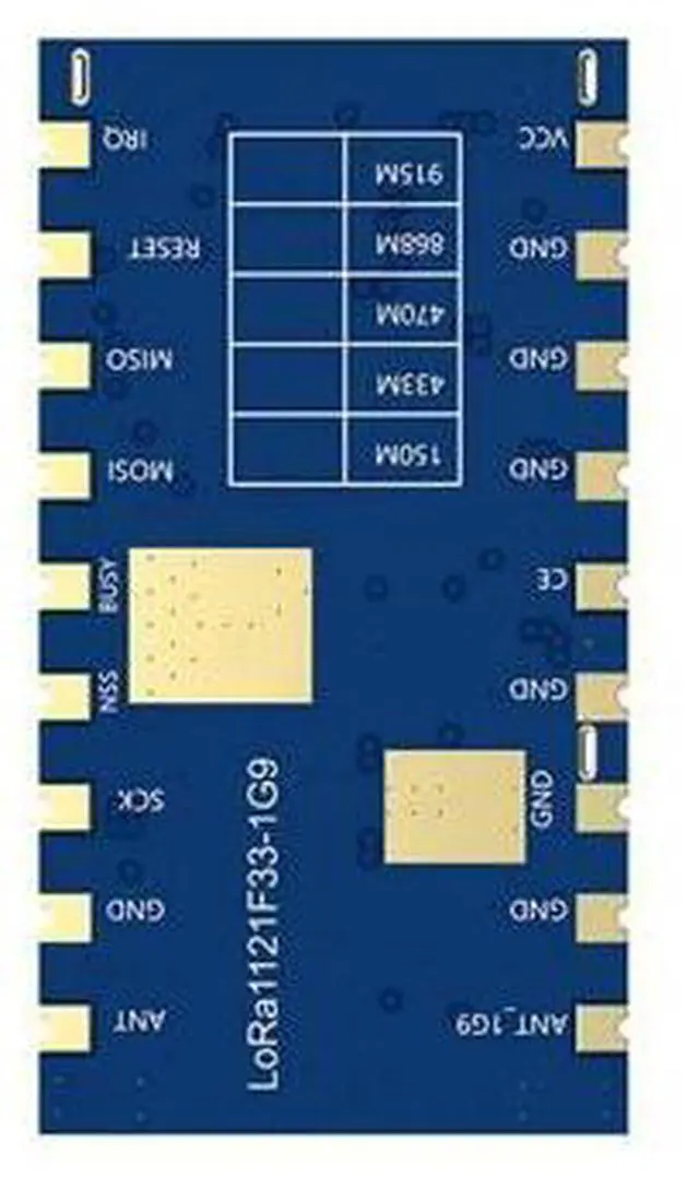 Alt view image 4 of 4 - LR112 Compatible 2W High-Power Lora Module Lora1121f33-1G9 Sub-Ghz S-Band SPI Communication