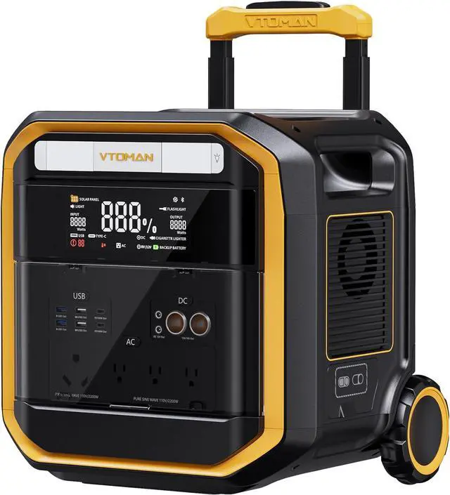 Main image of FlashSpeed Pro 3600 Portable Power Station, 3600W 3096Wh Solar Generator with 2Hr Fast Charge, UPS Home Backup & Outdoor Power for Camping, RV, Power Outage, Emergencies (with Wheels)