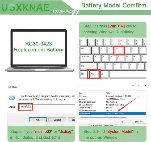 Alt view image 4 of 7 - RC30-0423 Laptop Battery Replacement for Razer Blade 17 3080 Ti Blade 17 Early 2022 Blade Pro 17 RTX 3080 Series RZ09-0368 Laptop Battery 15.4V 82Wh 5329mAh