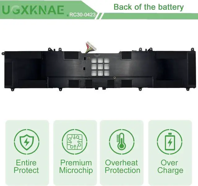 Alt view image 6 of 7 - RC30-0423 Laptop Battery Replacement for Razer Blade 17 3080 Ti Blade 17 Early 2022 Blade Pro 17 RTX 3080 Series RZ09-0368 Laptop Battery 15.4V 82Wh 5329mAh