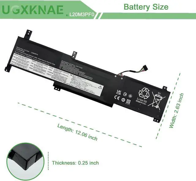Alt view image 7 of 7 - RC30-0423 Laptop Battery Replacement for Razer Blade 17 3080 Ti Blade 17 Early 2022 Blade Pro 17 RTX 3080 Series RZ09-0368 Laptop Battery 15.4V 82Wh 5329mAh