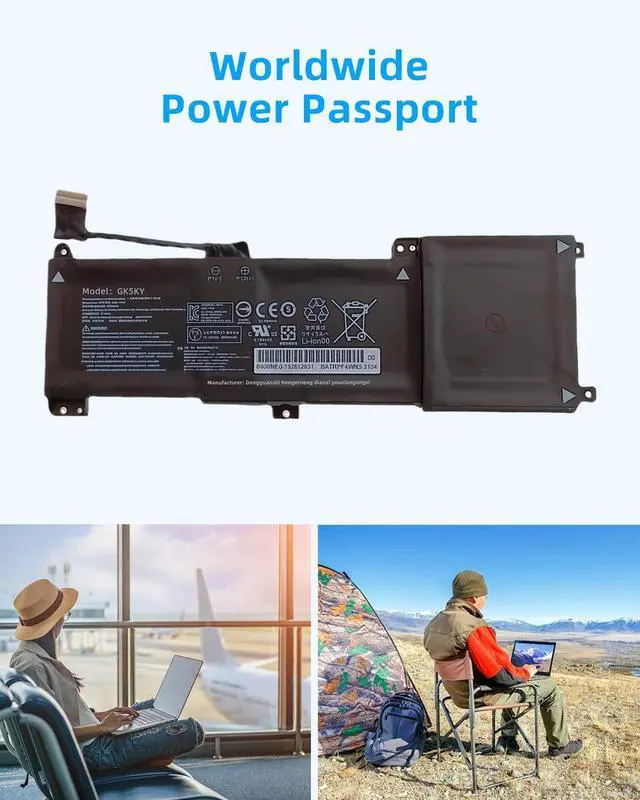 Alt view image 6 of 7 - 46.76Wh SQU-1723 Laptop Battery 4070mAh 11.49V Replacement for Thunderobot GIGABYTE 911 pro/AORUS 15-XA 15-WA 15-W9 15-SA 15 X9 Series SQU-1724 SQU-1904 High Performance