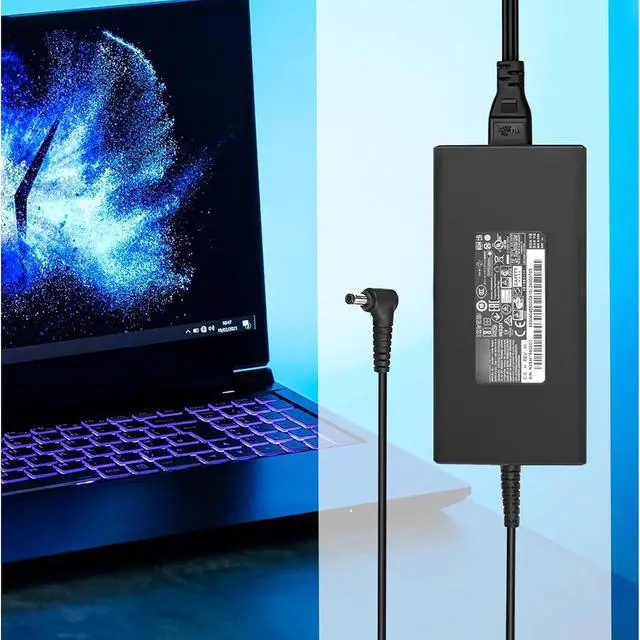 Alt view image 2 of 6 - 20V 9A 180W Laptop Charger Compatible with Gigabyte G7 G5 G6X G6 2023 2024 Aorus G6X G6 G5 2023 2024 Aorus 7 5 Intel 11th 12th Laptops Delta 180W Adapter ADP-180TB H XPG Xenia 15 2024 Charger