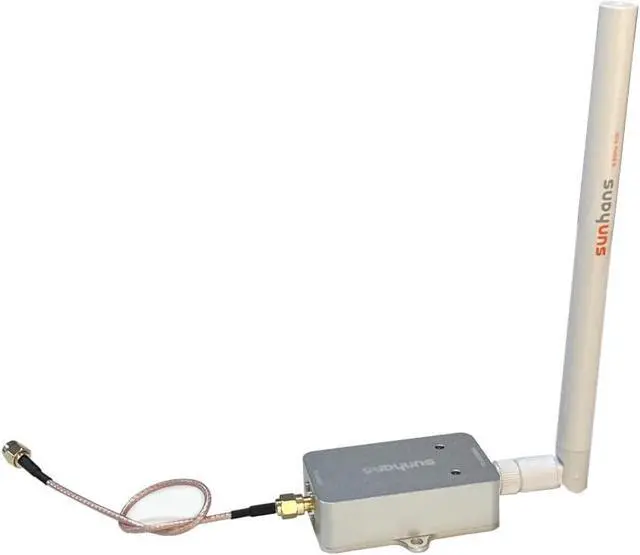 Alt view image 3 of 3 - 2000mW 5.8 GHz 33dBm Indoor WiFi Signal Booster Repeater SH58Gi2000 IEEE 802.11a/n Wireless FPV Range Amplifier for Router, IP Camera, Hot Spot Solutions