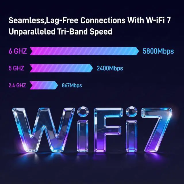 Alt view image 5 of 7 - High Gain WiFi 7 Antenna for GIGABYTE Motherboard New Interface Wi-Fi 6E Antennas B850 Eagle,B860 DS3H,X870 Eagle X870 Gaming,Z890 UD,Z890 Eagle,B550 Eagle Desktop Gaming PC Wireless Wi-Fi Black