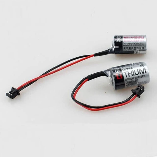 Alt view image 4 of 6 - (10 Pack) JZSP-BA01 ER3V 3.6V 1000mah PLC Lithium Battery for ER3V/3.6V with Plug
