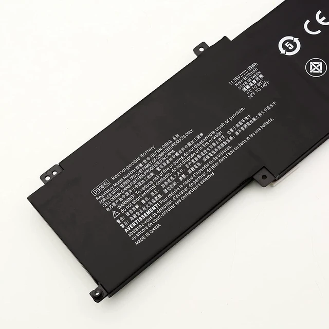 Alt view image 4 of 6 - DG06XL Battery Compatible with HP 17-AP000NA AP000NB AP000ND AP000NE AP000NF AP000NG AP000NJ TPN-Q197 Series DGO6XL 925197-271 925149-855 HSTNN-DB8G Laptop 11.55 V 99Wh 8572mAh
