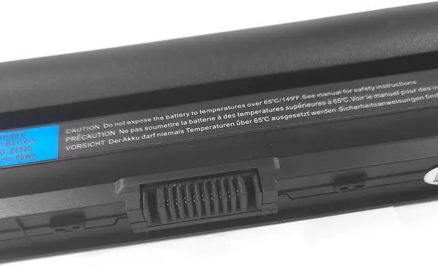 Alt view image 4 of 4 - 11.1V 60Wh FRR0G UJ499 TPHRG KJ321 Y61CV Compatible for Dell Latitude E6220 E6230 E6320 E6330 Series 312-1239 312-1241 312-1242 312-1381