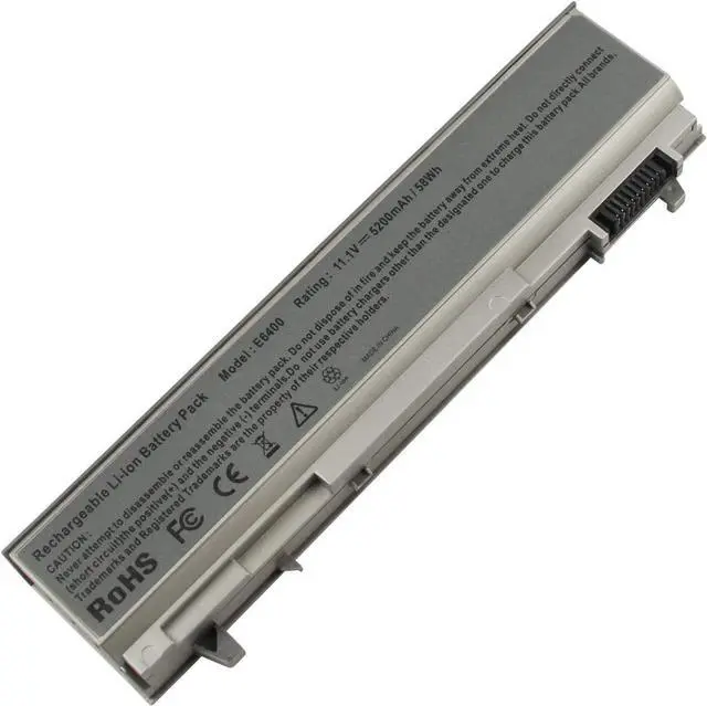 Main image of PT434 W1193 4M529 KY265 PT434 312-0749 0RG049 PT435 PT436 PT437 KY477 KY266 KY268 Compatible for Latitude E6400 E6410 E6500 E6510 Precision M2400 M4400 M4500 M6500(11.1V 5200mah)