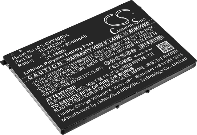 Main image of 9500mAh Tablet Replacement Battery for V-T500
