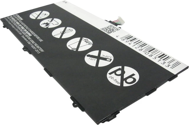 Alt view image 4 of 5 - 7900mAh Tablet Replacement Battery for Galaxy Tab S 10.5,10.5 LTE,SM-T800,T801,805,805C,T805Y,T807,T807A,T807P