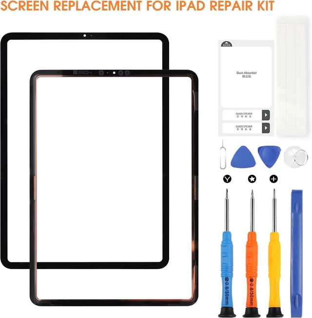Alt view image 6 of 6 - ARSSLY Screen Replacement for iPad Pro 11 1st Gen 2018/2nd Gen 2020 Front Glass Panel, 11 inch Front Screen Cover for A2013 A1934 A1980 A1979 A2068 A2230 A2228 A2231(NO Touch Digitizer & LCD Display)