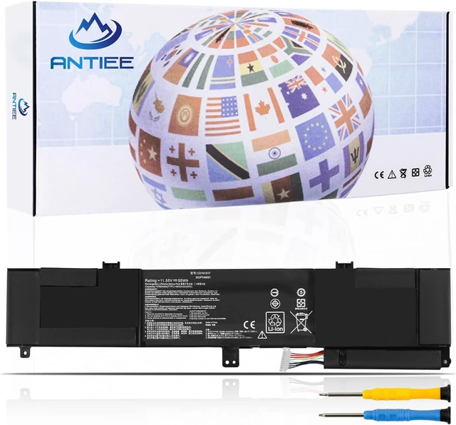 Main image of ANTIEE C31N1517 Laptop Battery Compatible with VivoBook Flip TP301 TP301U TP301UA TP301UJ TP301UA-6200 TP301UA-6500 TP301UA-2C TP301UJ-1B Series 0B200-01840000 0B200-01840100