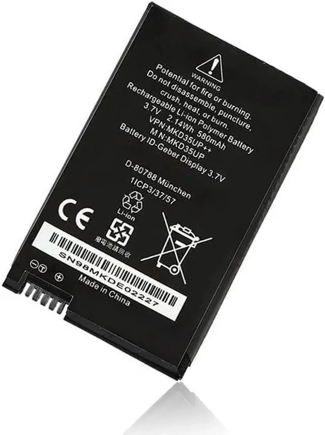 Alt view image 2 of 4 - MKD35UP Battery Compatible for Uenergy LCD Key BMW AG MKD35UP ID Geber Display 3.7V 580mAh Battery