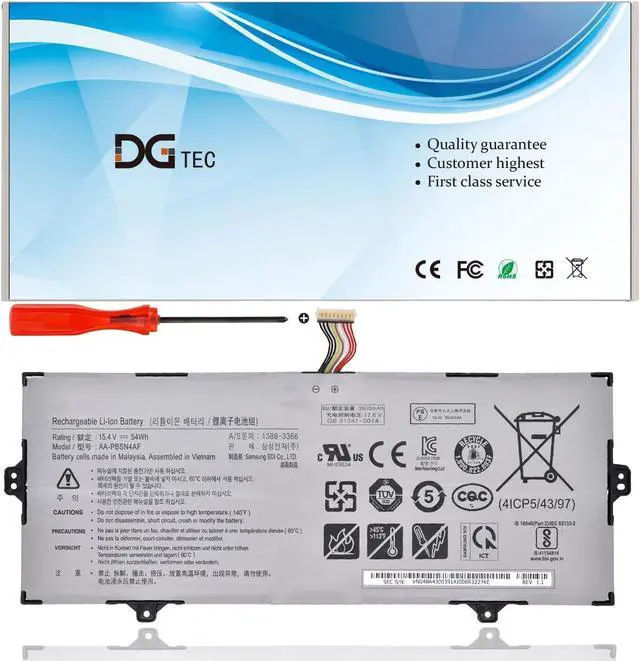 Main image of AA-PBSN4AF New Replacement Battery for Samsung NP930SBE NT930SBE NP930SBE-K01CN NP930SBE-K01CN NP930SBE-K06CN NP930SBE-K06CN Series BA43-00391A 15.4V 54Wh/3500mAh 4-Cell (Not C11P1601)