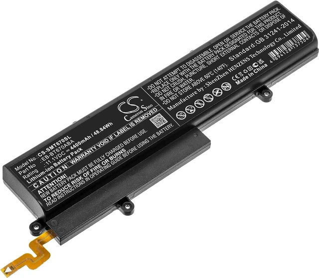 Main image of 4400mAh Tablet Replacement Battery for Galaxy Tab View,Galaxy View,SM-T670,SM-T677,SM-T677A,SM-T677K,SM-T677L