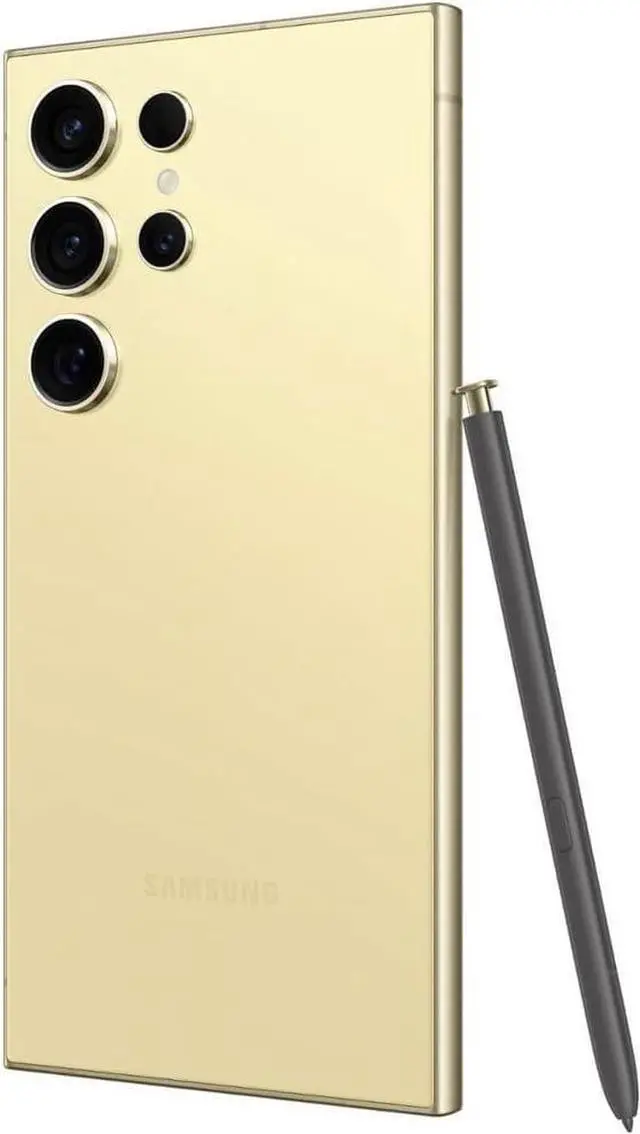 Alt view image 2 of 2 - Samsung Galaxy S24 Ultra 5G, US Version, 256GB/512GB, Titanium Black - Unlocked Titanium Yellow 256GB