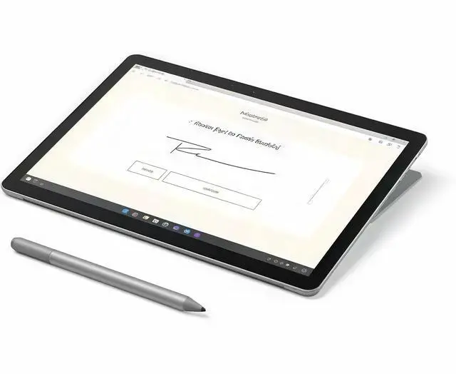 Alt view image 6 of 6 - Microsoft Surface Go 4, 10.5" PixelSense Touch, Intel N200, 8GB RAM, 128GB SSD, Wi-Fi Only, Windows 11 Pro-Platinum 8GB + 256GB UFS