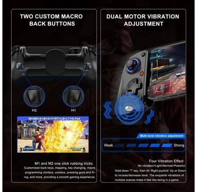 Alt view image 6 of 7 - Universal Mobile Gaming Controller for iPhone, Android, PC & Switch, Supports Cloud Gaming, Remote Play & Turbo Mode