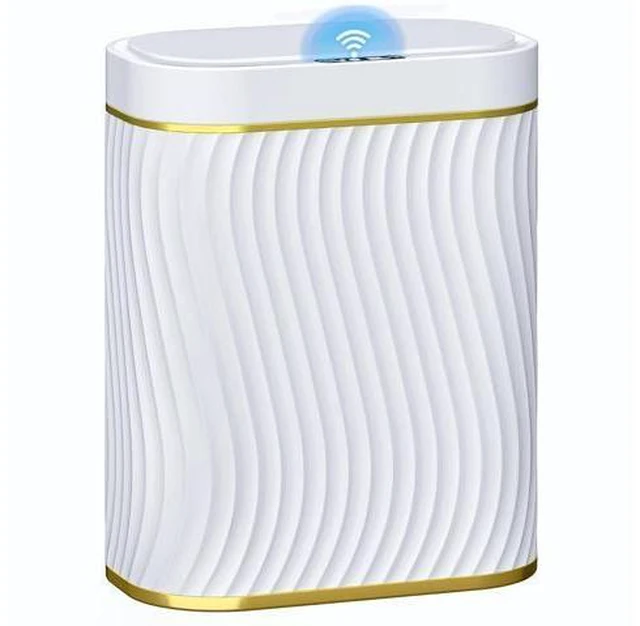 Main image of Automatic Motion Sensor Bathroom Small Trash Can with Lid, 2.6 Gallon Touchless Slim Garbage Can, Smart Waterproof Trash Bin for Bedroom, Restroom, Living Room, Office