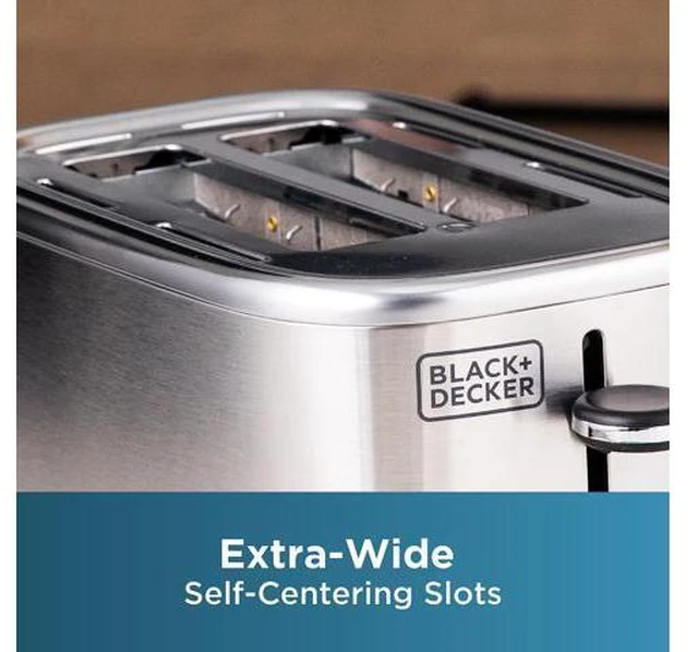 Alt view image 2 of 7 - 2-Slice Toaster with 7 Toast Shade Settings, Extra-Wide Slots for Bagels, Stainless Steel Exterior Finish