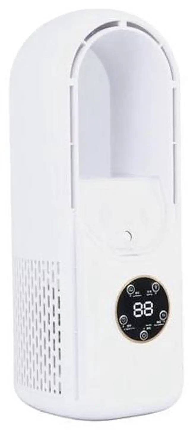 Main image of Bladeless Desk Fan, Portable Bladeless Fan 6 Speed Small Personal Cooling Fan Quiet USB Table Desk Misting Fan with Timing for Office Living Room Bedroom(white)