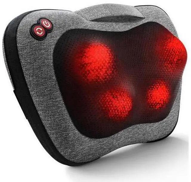 Main image of Shiatsu Back Massager with Heat Deep Tissue Massage for Neck, Shoulder, Leg, Upper & Lower Back Pain Relief, Electric Kneading 3D Massage Pillow Gifts for Men Women Dad, Mom, Christmas