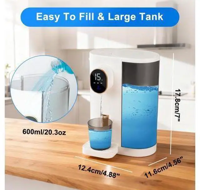 Alt view image 4 of 7 - Automatic Mouthwash Dispenser for Bathroom, 20.3Oz Mouth Wash Dispenser for Kids and Adult with Magnetic Cups, 3 Dispensing Level, Wall Mounted Electric Mouth Wash Container