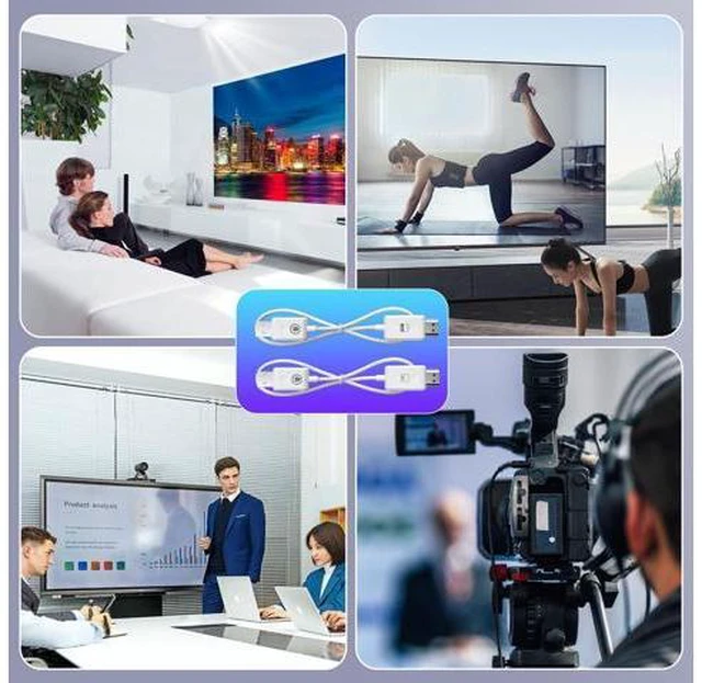 Alt view image 7 of 7 - Hdmi Wireless Transmitter and Receiver Kit, 4K Decode Output Wireless HDMI Extender, 98Ft HDMI Sender Display Adapter Support 2.4/5GHz for Streaming Video/Audio from Laptop/PC to TV/Projector/Monitor