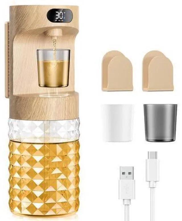Main image of Automatic Mouthwash Dispenser for Bathroom,20.29 oz Mouth Wash Dispensers Bathroom Accessories Set with Magnetic Cups,4 Modes Wall Mounted Touchless Electric Mouthwash Dispensers for Home Kids Family
