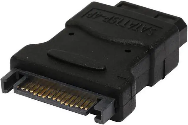 Main image of QURO SATA to Molex Adapter,15Pin SATA Male to 4Pin IDE Molex LP4 Female Power Adapter Converter Jack for PC ATX EPS PSU to IDE Hard Drive Connector