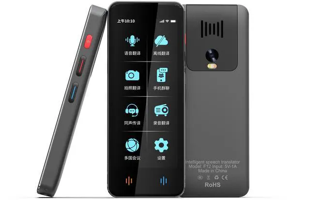 Main image of QURO Smart AI Mini Translator Touch Screen Voice Translation 3.99inch IPS 400*960 Color Display Android MIPI Port 5.0MP Back