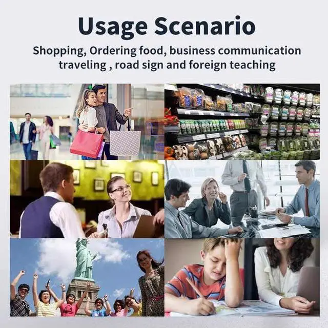 Alt view image 6 of 6 - QURO Portable Intelligent Translator 2.22 Inch HD Touch Screen OCR Digital Translator Pen 112 Language Voice Translator A15S