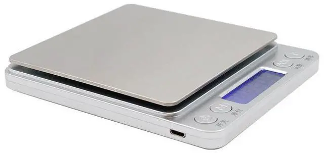 Alt view image 4 of 6 - QURO High Accuracy LCD Digital Kitchen Scale Stainless Steel ABS Precise Food Electronic Weighing Scale for Baking Cooking