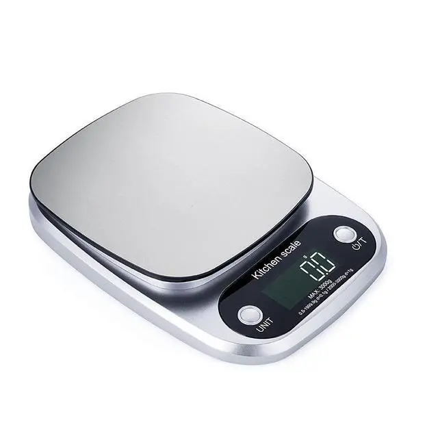 Alt view image 4 of 5 - QURO Premium Stainless Steel Digital LCD Kitchen Scale High Precision Electronic Weighing Scales