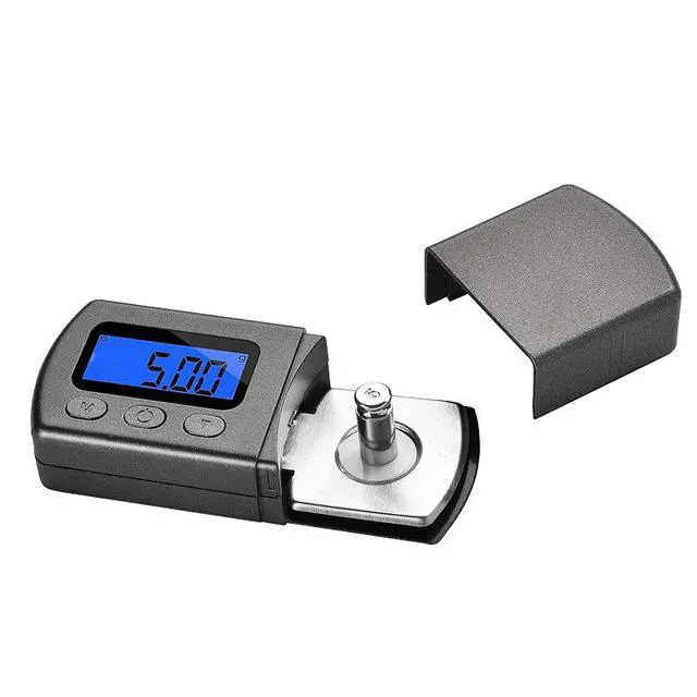 Alt view image 4 of 5 - QURO 500g/0.01g Digital Turntable Stylus Force Scale Meter Gauge LCD Backlight High Precise Tracking Language Digital Scales