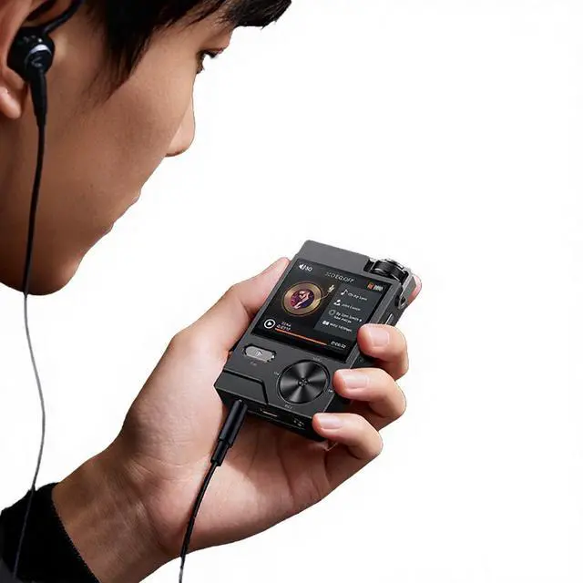 Alt view image 4 of 4 - QUROHiFi Music MP3 Player Hi-Res DSD256 Lossless for 5.3 64GB >20 Hours Sport Portable Mini Walkman with EQ Equalizer