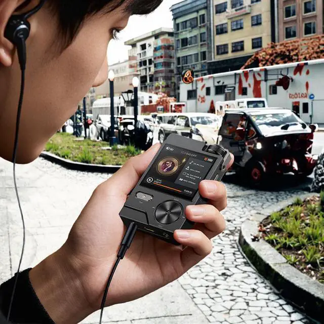 Alt view image 2 of 4 - QUROHiFi Music MP3 Player Hi-Res DSD256 Lossless for 5.3 64GB >20 Hours Sport Portable Mini Walkman with EQ Equalizer