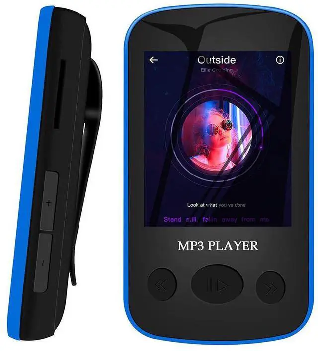 Main image of QURO Small 1.7 Inch TFT Screen Walkman MP3 Player FM Radio Sports Clip Wireless Recording Max 128GB TF Card Storage