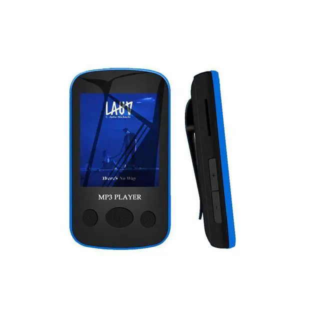 Alt view image 5 of 6 - QURO Small 1.7 Inch TFT Screen Walkman MP3 Player FM Radio Sports Clip Wireless Recording Max 128GB TF Card Storage