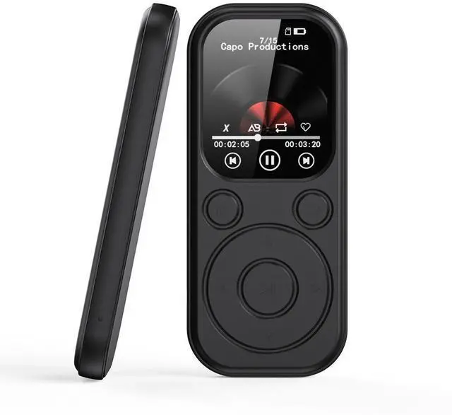Alt view image 4 of 6 - QURO Manufacturer Wholesale MP3/MP4 Music Player 8GB to 128GB, Bluetooth Portable Player, IPS High-definition Large Screen Recording white 32