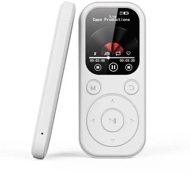 Main image of QURO Manufacturer Wholesale MP3/MP4 Music Player 8GB to 128GB, Bluetooth Portable Player, IPS High-definition Large Screen Recording white 32