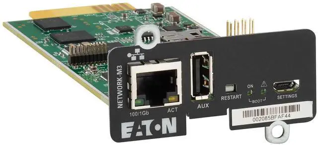 Alt view image 5 of 6 - Eaton Network Card-M3 - Remote management adapter - Gigabit Ethernet x 1