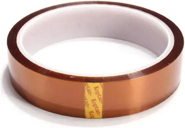 Alt view image 5 of 5 - 5/10/20/30/50mm 33m Kapton Adhesive Tape Thermal InsulationTape HighTemperature Heat Resistant Polyimide Heat Insulation Tape20