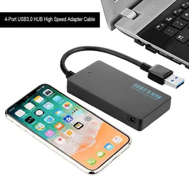Alt view image 5 of 5 - 4-Port USB3.0 HUB High Speed Adapter Cable for Multi-device Computer Laptop computer peripherals