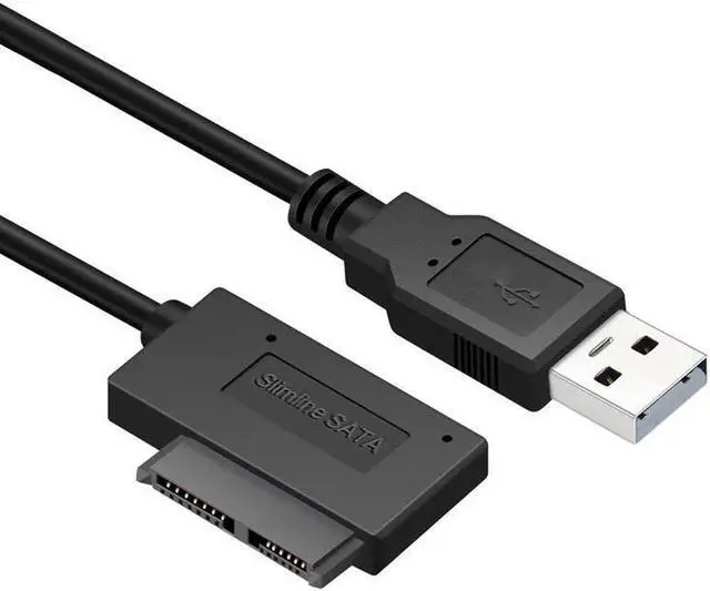 Main image of PC 35CM 6P 7P CD DVD Rom SATA To USB 2.0 Converter For PC Laptop Notebook Slimline Sata 13 Pin USB Adapter Drive Cable