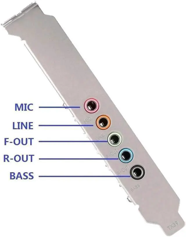 Alt view image 3 of 3 - SMUGDESK PCIe Sound Card 5.1 Internal Sound Card for PC Windows 11 10 8 7 with Low Profile Bracket 3D Standereo PCI-e Audio Card CMI8738 Chip 32 / 64 Bit Sound Card PCI Express Adapter